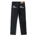 EVISU KURO Kuro Black Straight Leg Jeans Dual Seagull Embroidery Pockets Classic OG