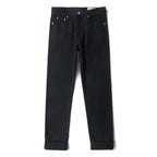 EVISU KURO Kuro Black Straight Leg Jeans Dual Seagull Embroidery Pockets Classic OG
