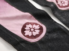 EVISU KURO Daicock Ombré Pink Gradient Seagull Panel Sakura Kamon Jeans Raw Selvedge Dark Indigo