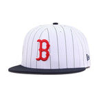 Boston Red Sox Navy Pinstripe New Era 59Fifty Fitted
