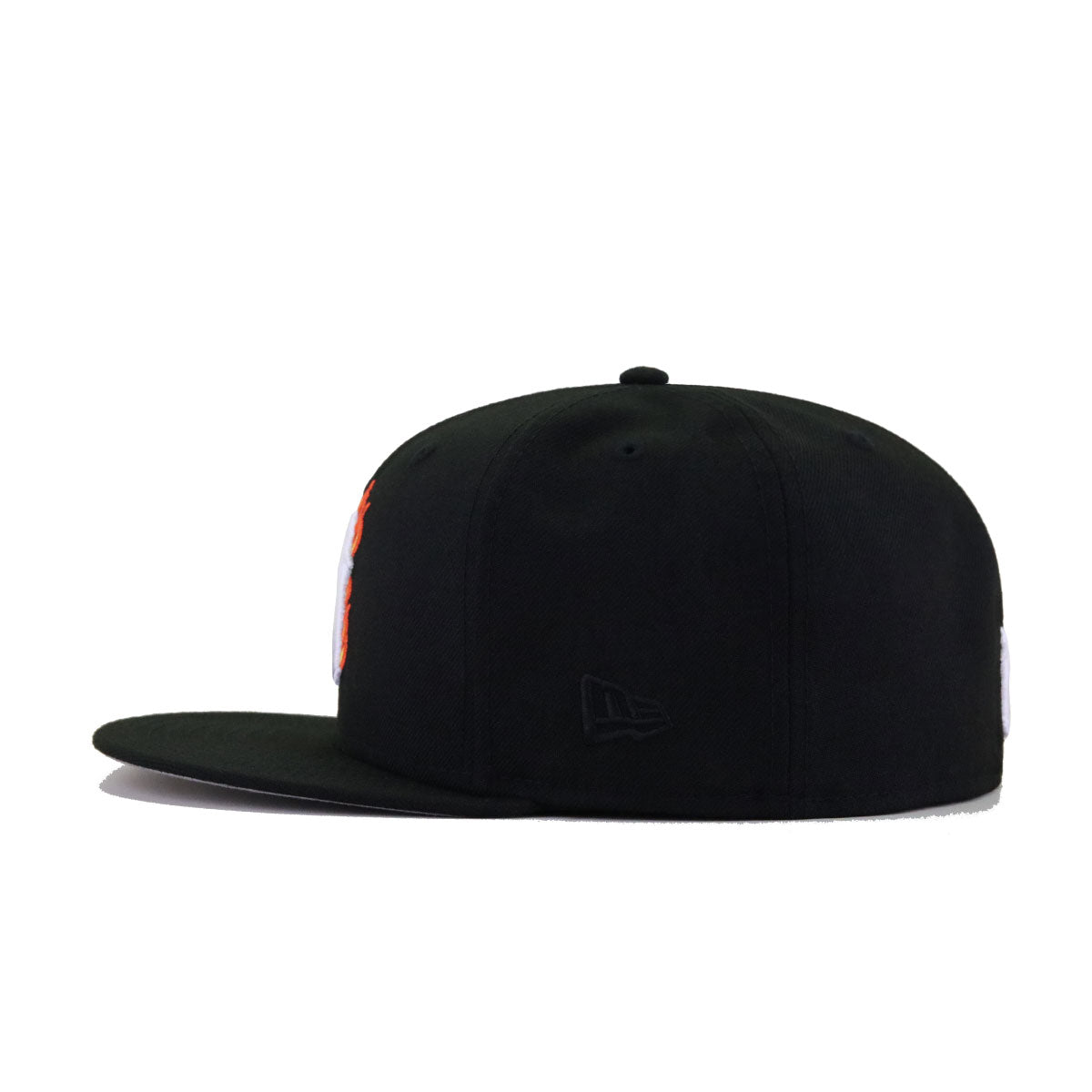 New York Yankees Black FLAMES New Era 59Fifty Fitted