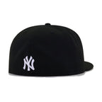 New York Yankees Black FLAMES New Era 59Fifty Fitted
