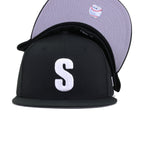 Seattle Mariners Black Steelheads New Era 59Fifty Fitted