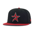 Houston Astros Black H Red New Era 59Fifty Fitted
