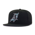 Florida Marlins Black Upside Down New Era 59Fifty Fitted