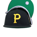 Pittsburgh Pirates Black 1925 World Series Cooperstown Green Bottom New Era 59Fifty Fitted