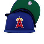 Los Angeles Angels Light Royal Blue 1989 Green Bottom New Era 59Fifty Fitted
