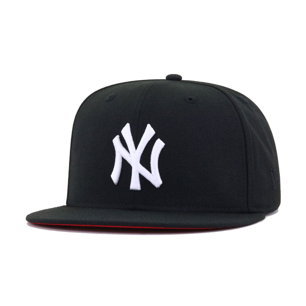 New York Yankees Black Red Bottom New Era 59Fifty Fitted
