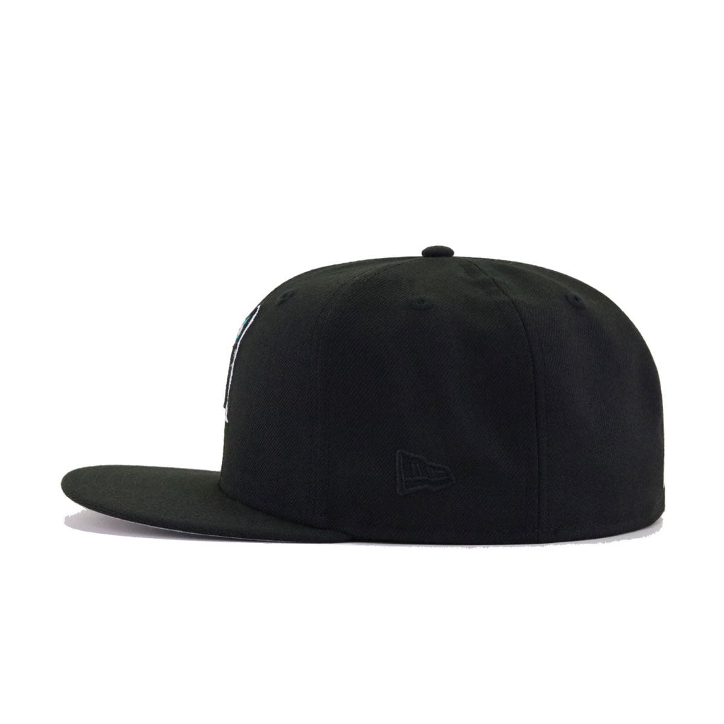 Florida Marlins Black Upside Down New Era 59Fifty Fitted
