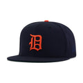 Detroit Tigers Navy 1947 Green Bottom New Era 59Fifty Fitted