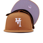 Los Angeles Dodgers Light Bronze Upside Down New Era 59Fifty Fitted