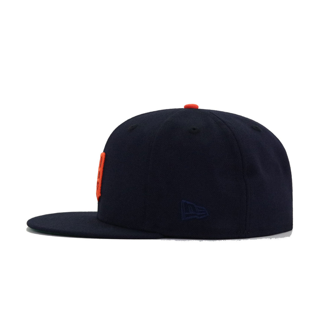 Detroit Tigers Navy 1947 Green Bottom New Era 59Fifty Fitted
