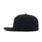 New York Yankees Black Red Bottom New Era 59Fifty Fitted