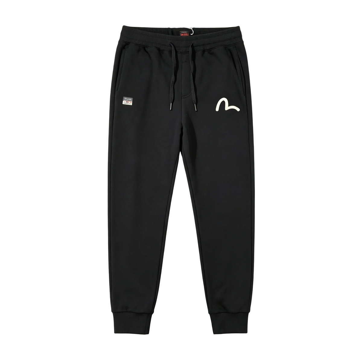 Evisu Kuro Daruma Duo Jogger Sweatpants — M-Seagull Front & EVISU Did Everything Back