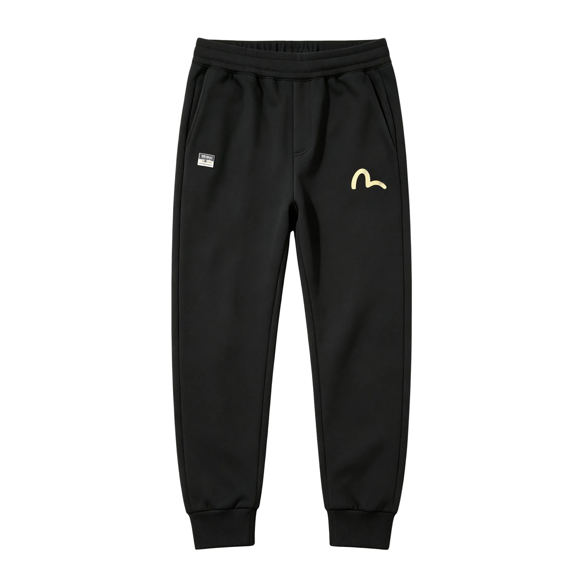 Evisu Kuro Koi Fish Oversized M-Logo Ukiyo-e Graphic Jogger Sweatpants