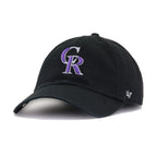 Colorado Rockies Black 47 Brand Clean Up Dad Hat