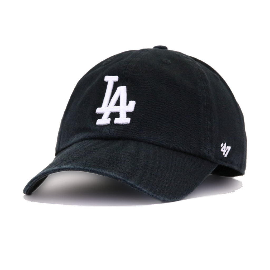 Los Angeles Dodgers Black 47 Brand Clean Up Dad Hat