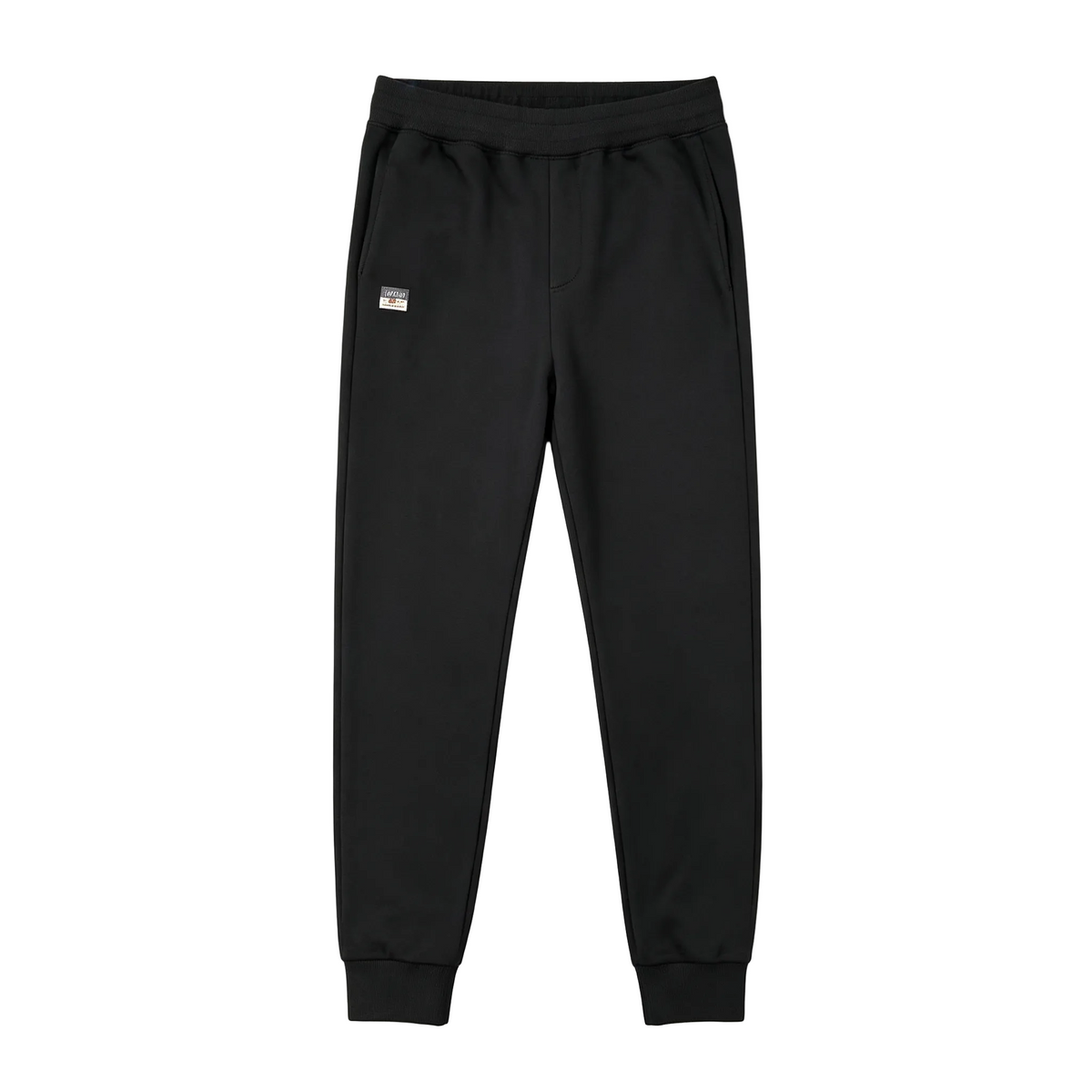 Evisu Kuro Cream M-Seagull Dual Daruma & Kitsune Graffiti Graphic Jogger Sweatpants