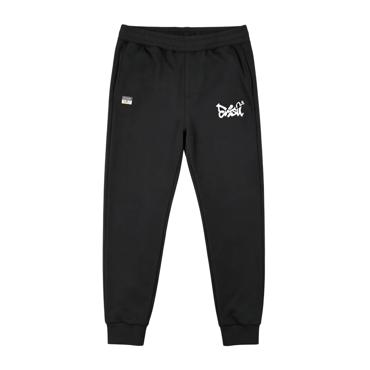 Evisu Kuro Graffiti Daruma Wrestler M-Logo Graphic Jogger Sweatpants