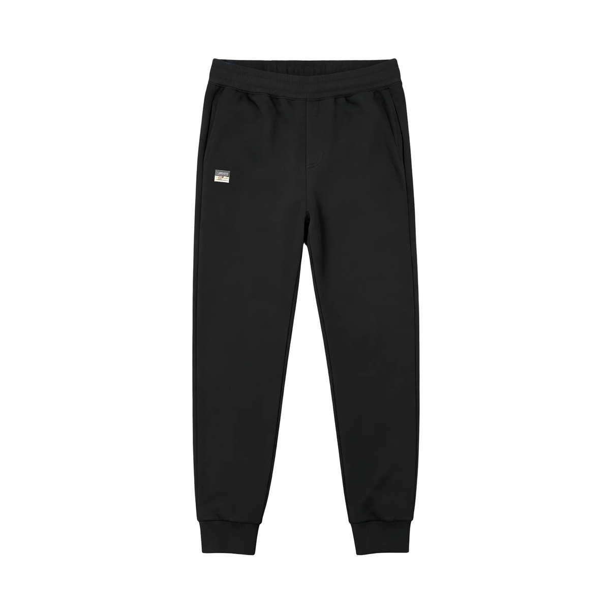 Evisu Kuro Oversized Solid M-Seagull Cream Print Jogger Sweatpants