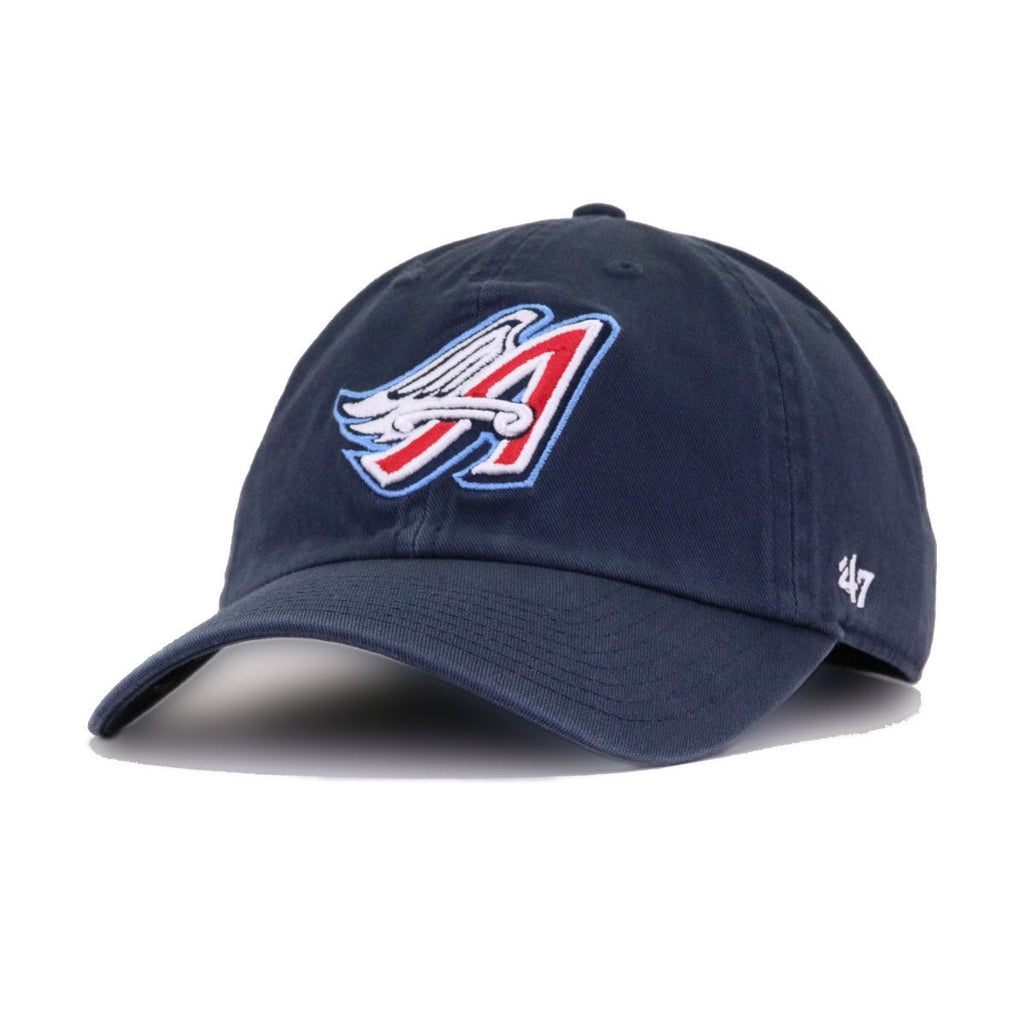 Los Angeles Angels Navy Cooperstown 47 Brand Clean Up Dad Hat