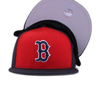 Boston Red Sox Scarlet Navy 1974 New Era 59Fifty Fitted