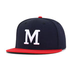 Milwaukee Braves Navy Scarlet 1953 Green Bottom New Era 59Fifty Fitted