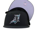 Florida Marlins Black Upside Down New Era 59Fifty Fitted