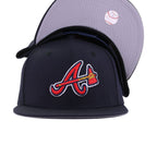 Atlanta Braves Navy New Era 9Fifty Snapback