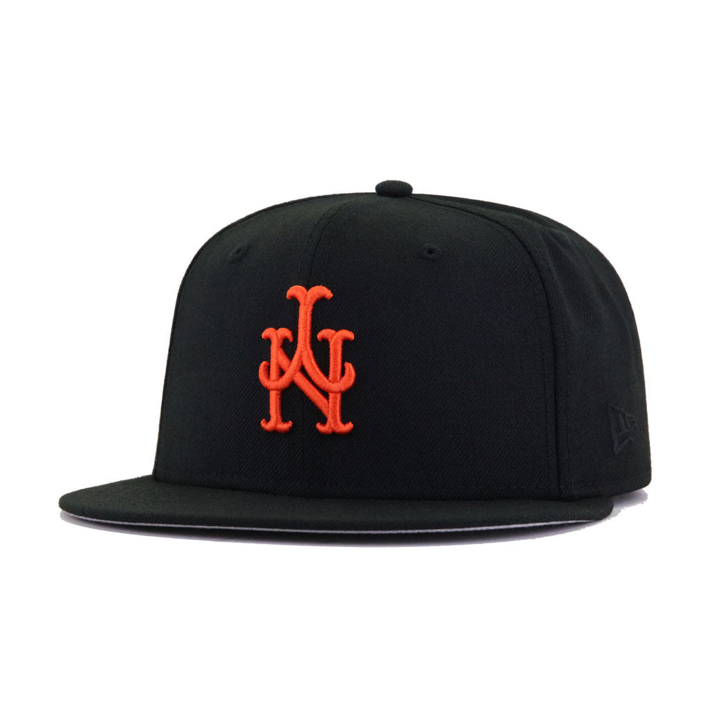New York Mets Black Upside Down New Era 59Fifty Fitted