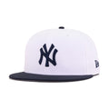 New York Yankees White Navy New Era 59Fifty Fitted
