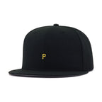 Pittsburgh Pirates Black SUPER MICRO New Era 59Fifty Fitted