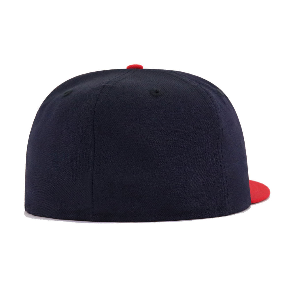 Milwaukee Braves Navy Scarlet 1953 Green Bottom New Era 59Fifty Fitted