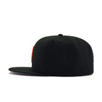 New York Mets Black Upside Down New Era 59Fifty Fitted