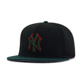 New York Yankees Black Dark Green New Era 59Fifty Fitted