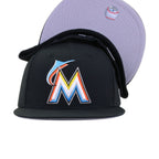 Miami Marlins Black 2012 New Era 59Fifty Fitted