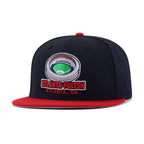 Atlanta Braves Navy Scarlet Atlanta Fulton County Stadium New Era 59Fifty Fitted