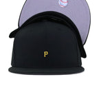 Pittsburgh Pirates Black SUPER MICRO New Era 59Fifty Fitted