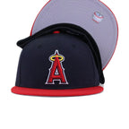 Los Angeles Angels Navy Scarlet 2002 New Era 59Fifty Fitted