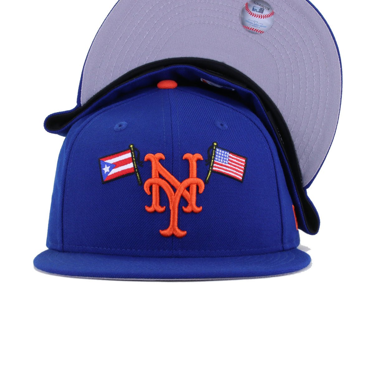 New York Mets Light Royal Blue Puerto Rico x USA New Era 59Fifty Fitted