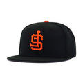 San Francisco Giants Black Upside Down New Era 59Fifty Fitted