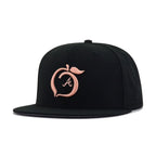 Atlanta Braves Black PEACH New Era 59Fifty Fitted