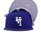 Los Angeles Dodgers Dark Royal Blue Upside Down New Era 59Fifty Fitted