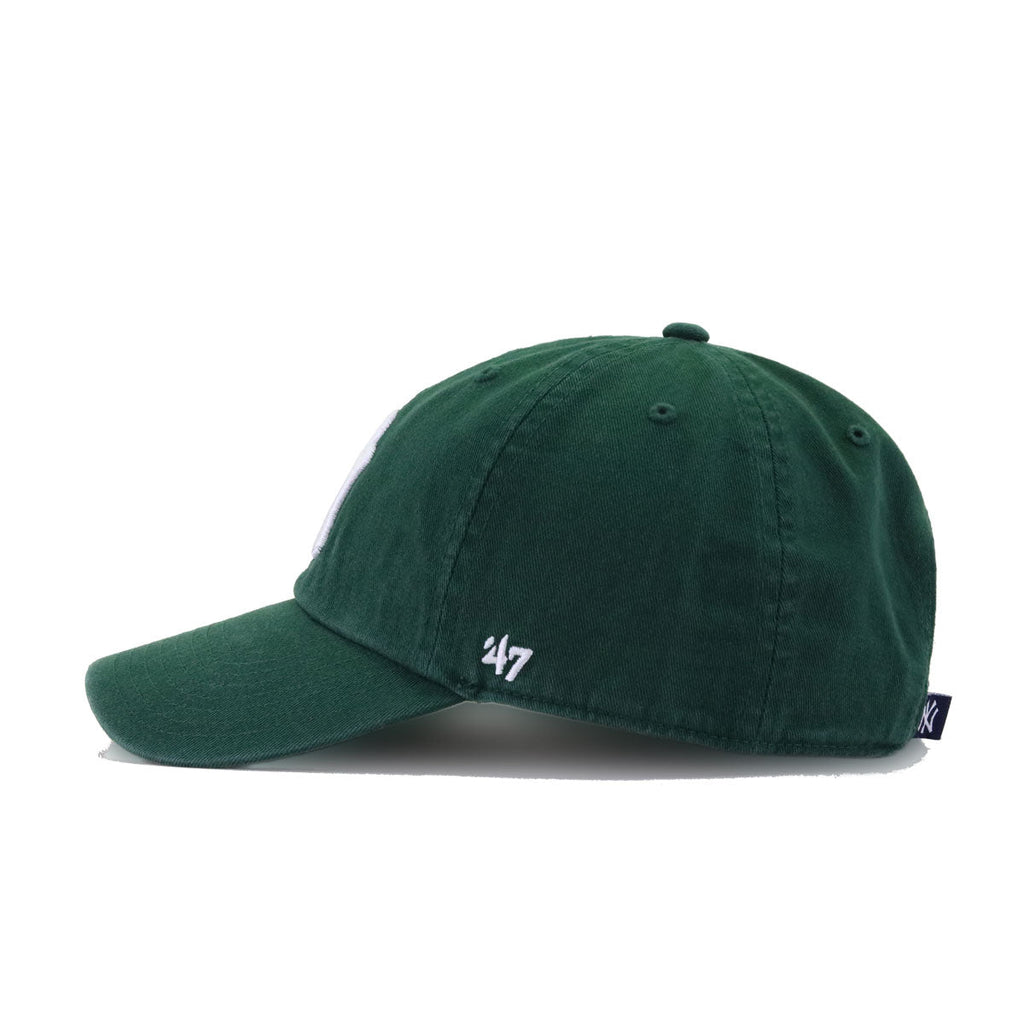 New York Yankees Dark Green 47 Brand Clean Up Dad Hat