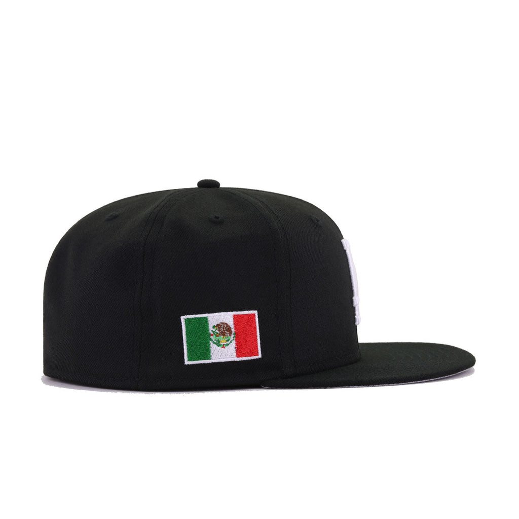 Los Angeles Dodgers Black MEXICO Flag New Era 59Fifty Fitted