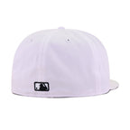 New York Yankees White Real Black Logo New Era 59Fifty Fitted