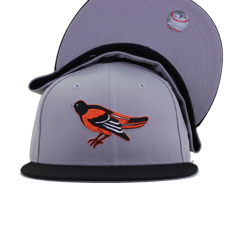 Baltimore Orioles Grey Black 1995 New Era 59Fifty Fitted