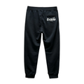 Evisu Kuro Tokyo/Osaka Seagull Script Jogger Sweatpants — Hidden Drawstring & Heritage Badge