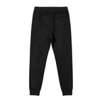 Evisu Kuro Sticker Patch Jogger Sweatpants — M-Seagull Shield & Polaroid Frame Front