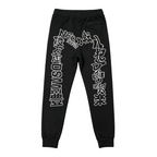 Evisu Kuro NEO x NEW Kanji Calligraphy Graffiti M-Logo Jogger Sweatpants